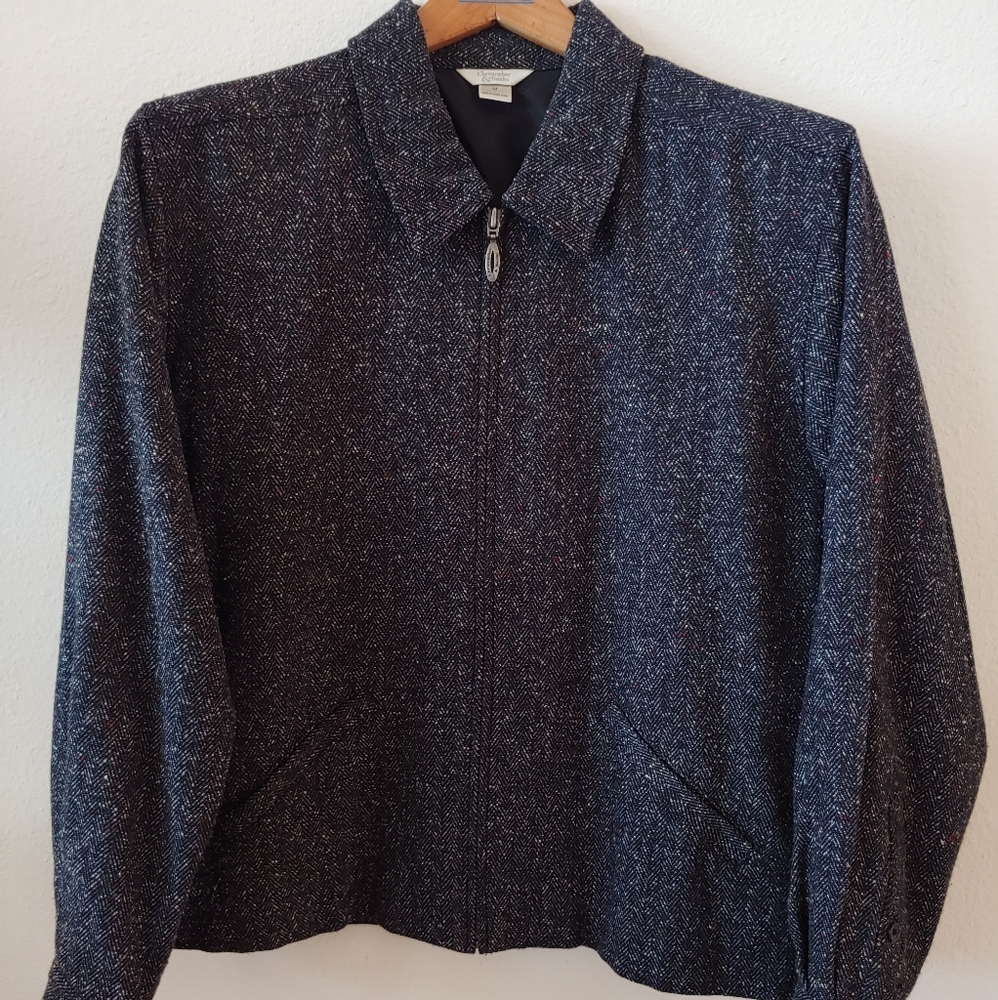 81% acrylic 19% cotton jacket